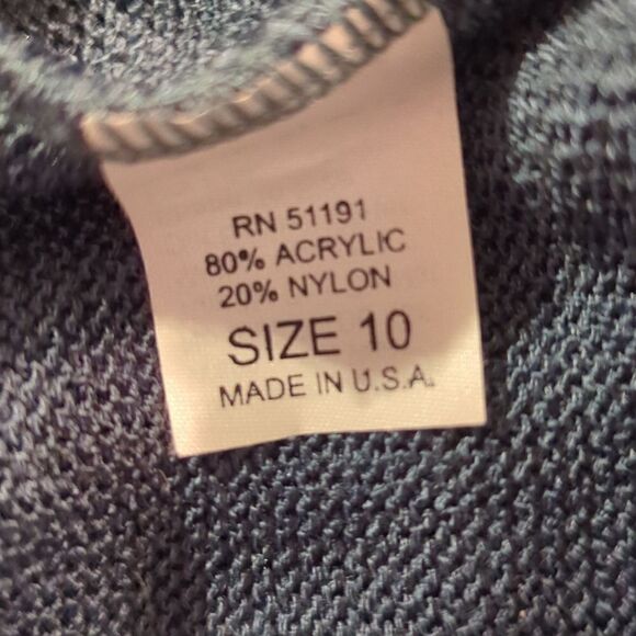 Vintage Philippe Marques women's green sweater set size 10 - Picture 4 of 7